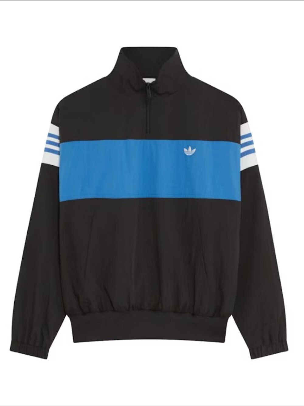 adidas Originals x ASOS half zip track jacket in black - size medium